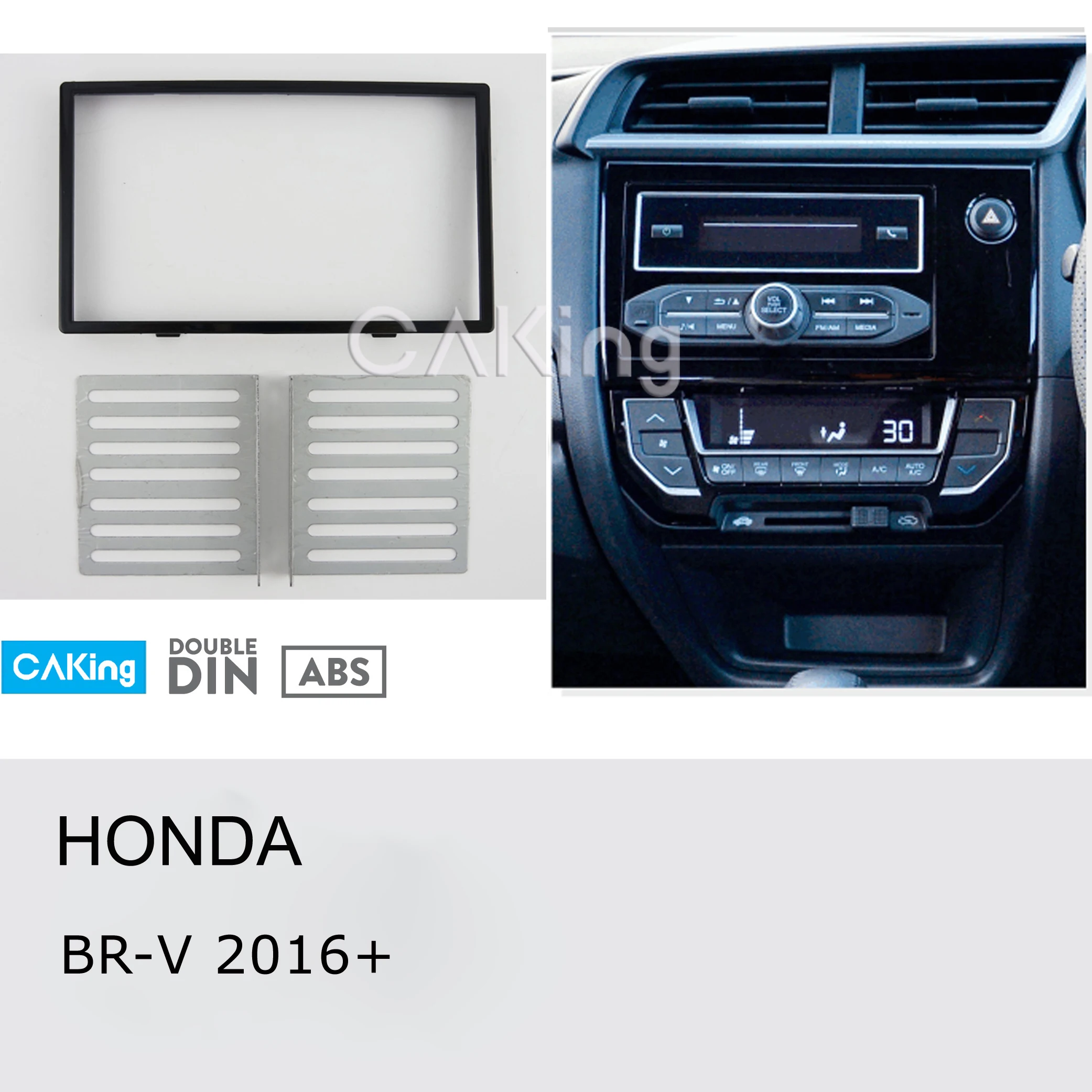 Автомобильная фасция Радио панель для Honda BRV BR V Brio 2016 + набор установки приборной