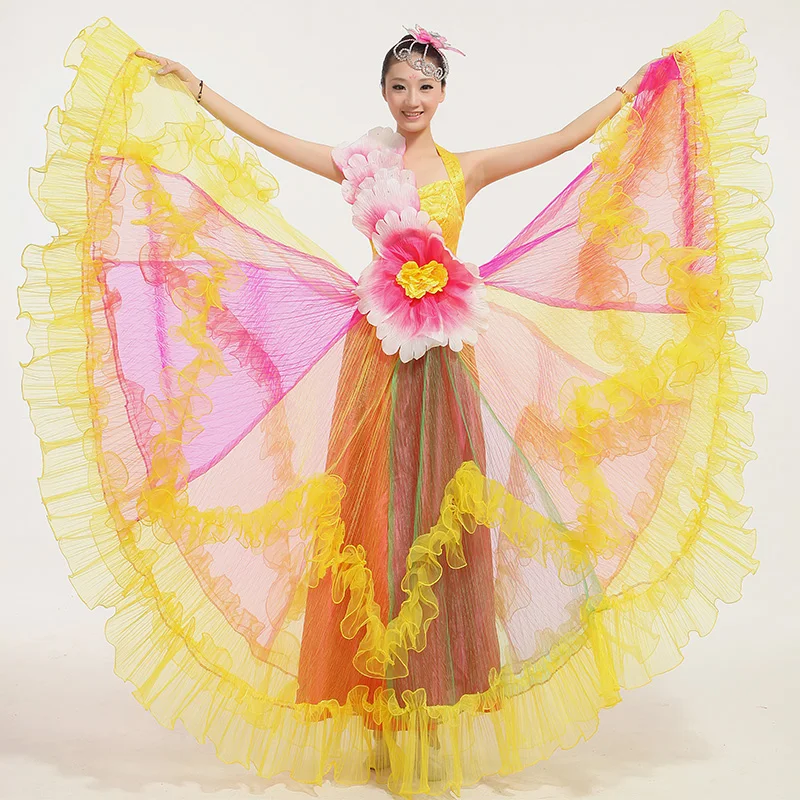 Открытые танцевальные костюмы новый дизайн 2016 национальная танцевальная одежда