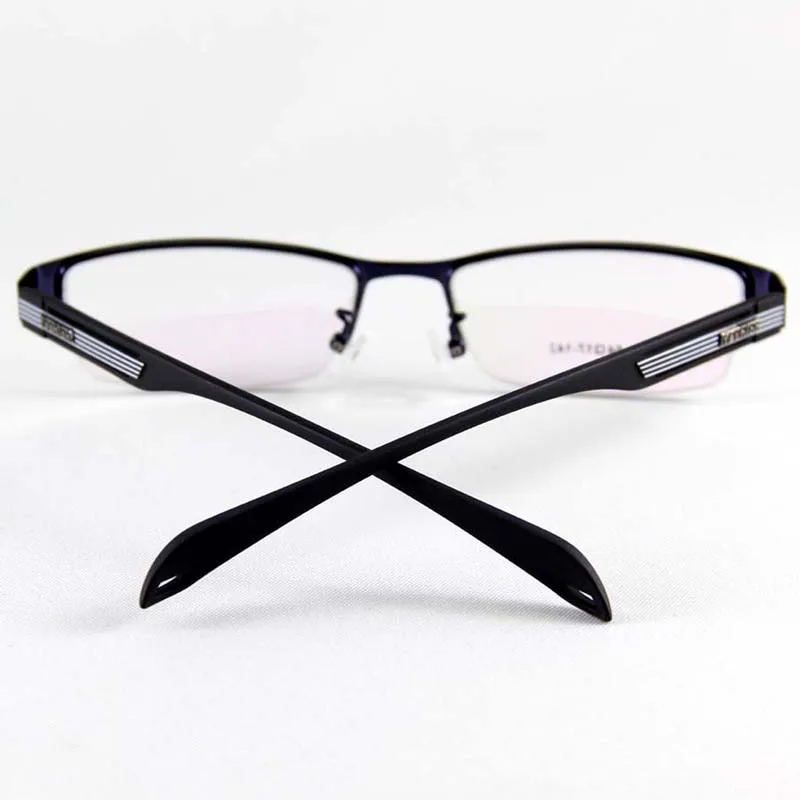 Мужская оправа для очков RUI HAO модная Прямоугольная из нержавеющей стали мужские