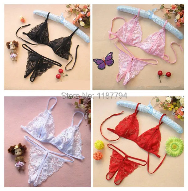 Женский сексуальный комплект нижнего белья трусы с вырезом G-string G V String Thong T Back Lace