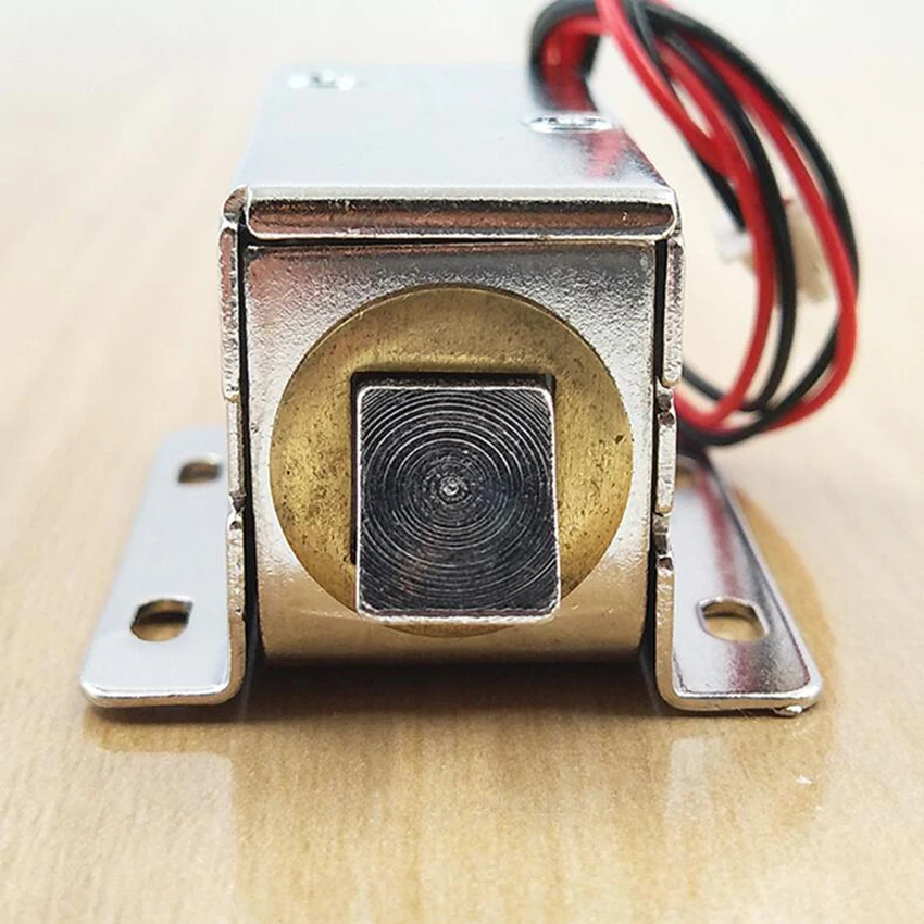 DC 12V/24V Mini Small Solenoid Electromagnetic Electric Control Cabinet Drawer Lock Intelligent Auto for DIY Project | Обустройство