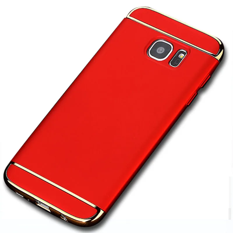 Semgceken Роскошные 3 в 1 чехол для Samsung Galaxy S6 Edge S6Edge g9250 оригинальный золотой тонкий