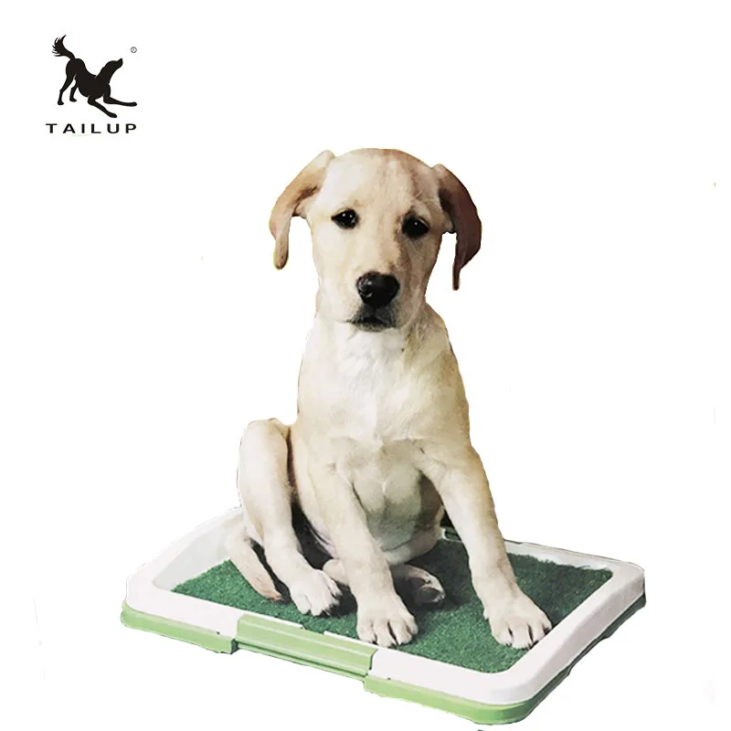 TAILUP Pet тренировочный туалет для собак трехуровневая сетка с газонным лотком