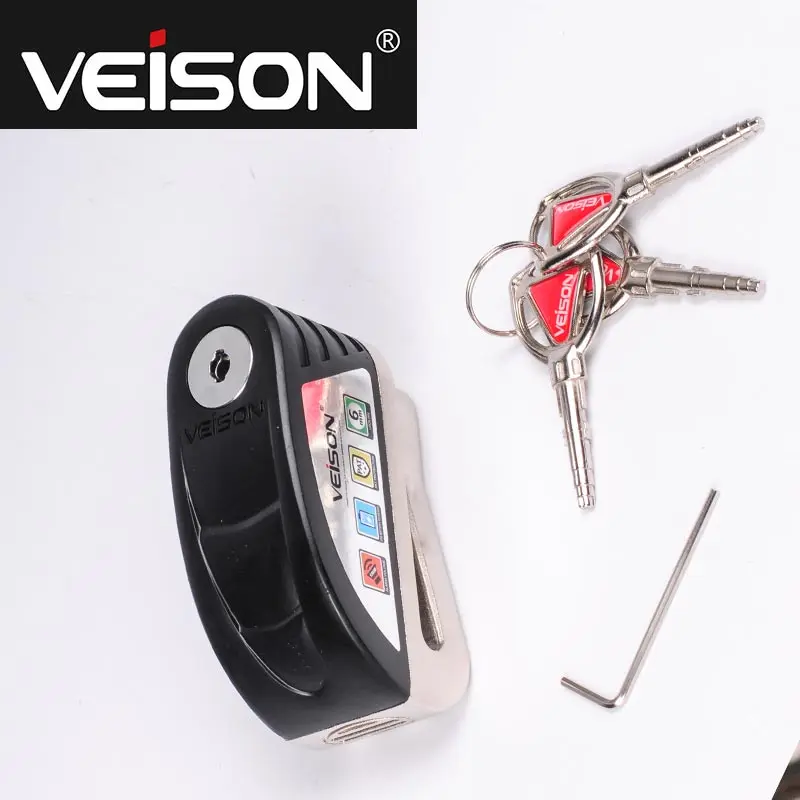 VEISON Upgrade 130 дБ мотоциклетная сигнализация замок велосипед Steelmate диск мото скутер