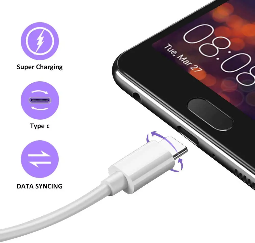 Huawei супер зарядный кабель 5A 3,1 USB Type C кабель для huawei MATE 9 10 20 Pro P9 P10 P20 Pro Honor 9 10 Note 10