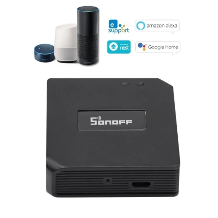 Sonoff RF мост Wifi RF433 беспроводной пульт дистанционного управления Ewelink приложение умный дом автоматизация Modues работает с Alexa Google Home