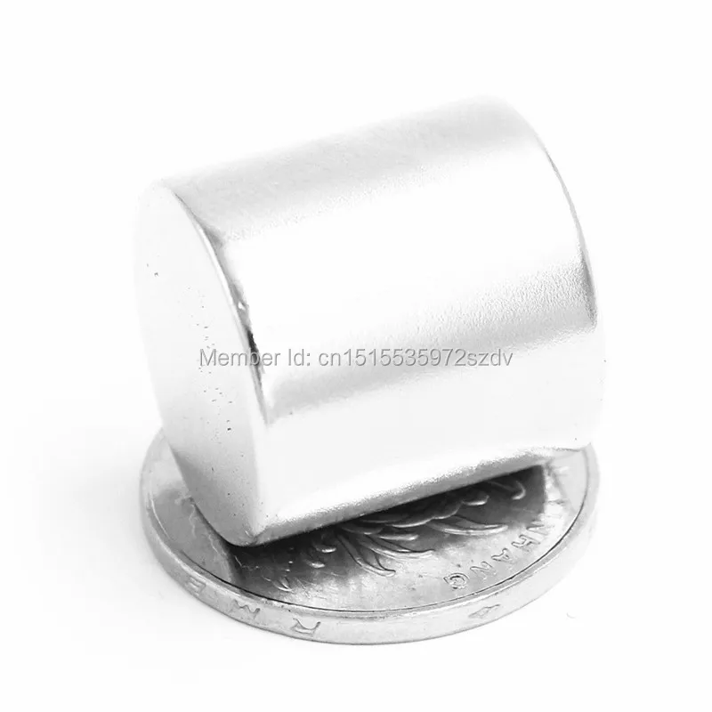 

Редкоземельный неодимовый магнит, диаметр 20 мм х 20 мм, 2 шт.