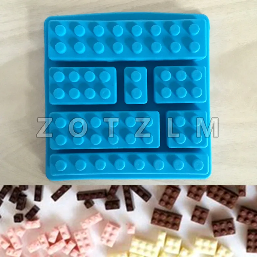Игрушка в форме кирпича силиконовая форма для торта инструменты печенья ледяной