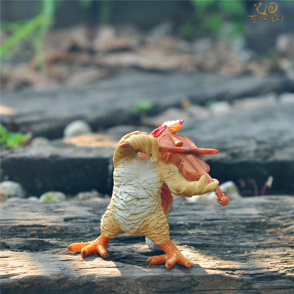 Everyday Collection resin crafts statue fairy garden ornament desktop Easter decoration miniature rooster figurine chicken gift | Дом и сад