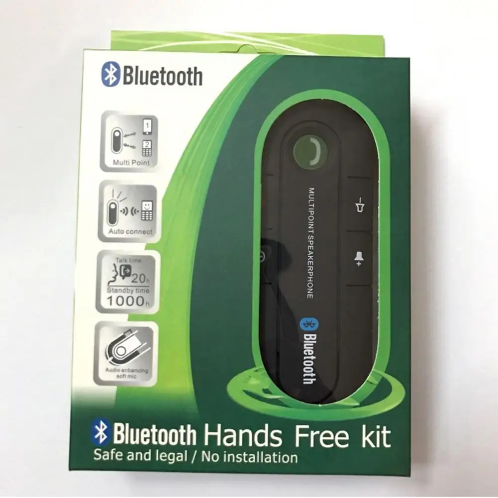 Автомобильный комплект Hands Free Bluetooth FM беспроводной Bluetooth динамик телефон MP3 музыкальный плеер клип динамик телефон с автомобильным зарядным устройством солнцезащитный козырек