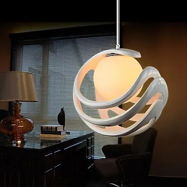 Современная светодиодная лампа из смолы и стекла светильник для столовой