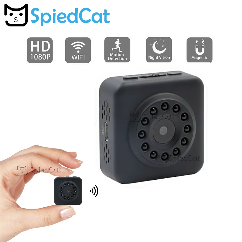 WIFI микро камера HD 1080P ночное видение и датчик движения Домашняя безопасность