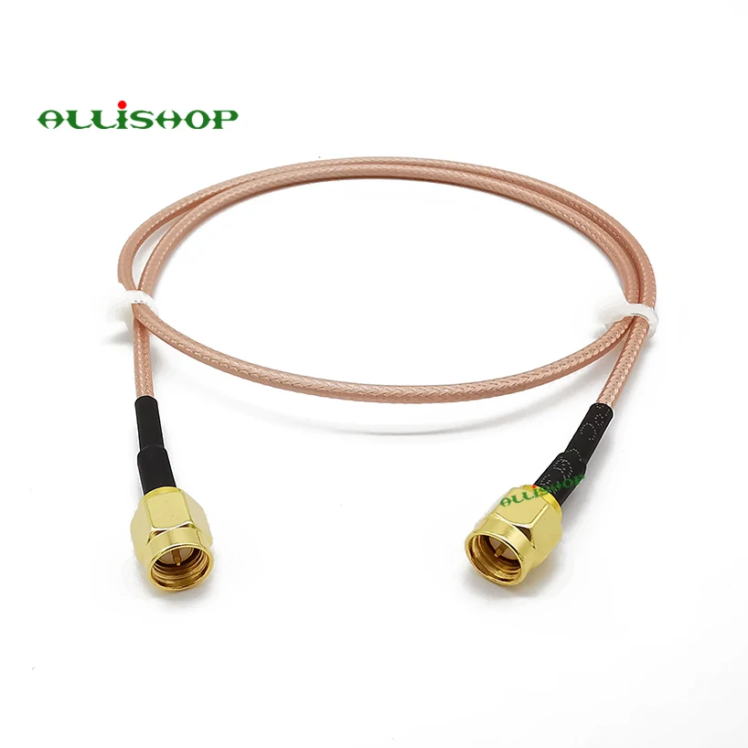 ALLiSHOP RG316 кабель Соединительный косичку 5 см/10/15/30/50 см/1 м sma мужской до sma мужской FPV RG316 кабель 50 Ом