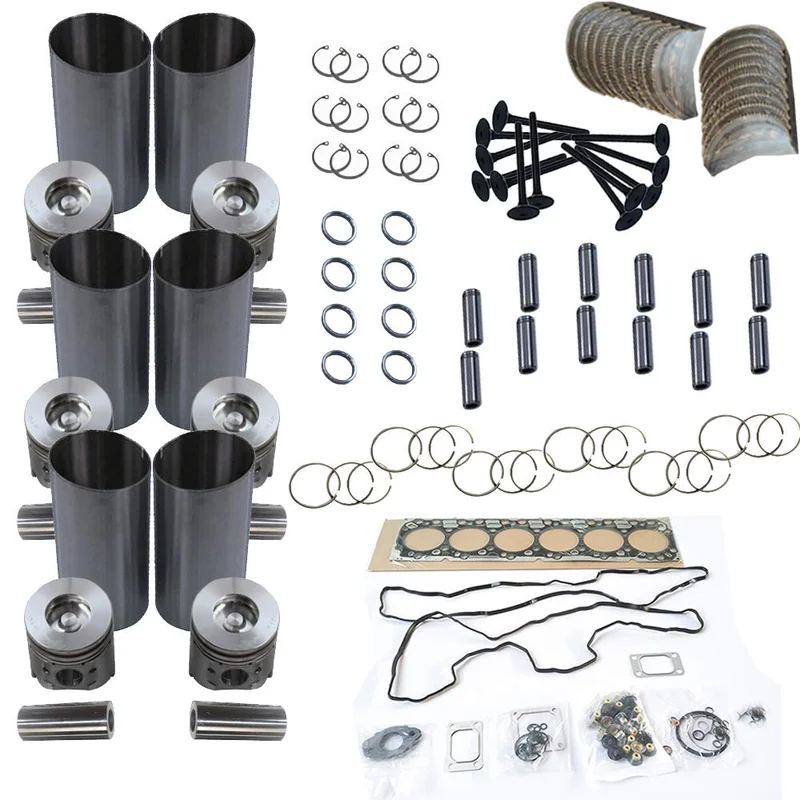 

S6K S6KT Overhaul Rebuild Kit for Engine 320C E200B Excavator digger parts