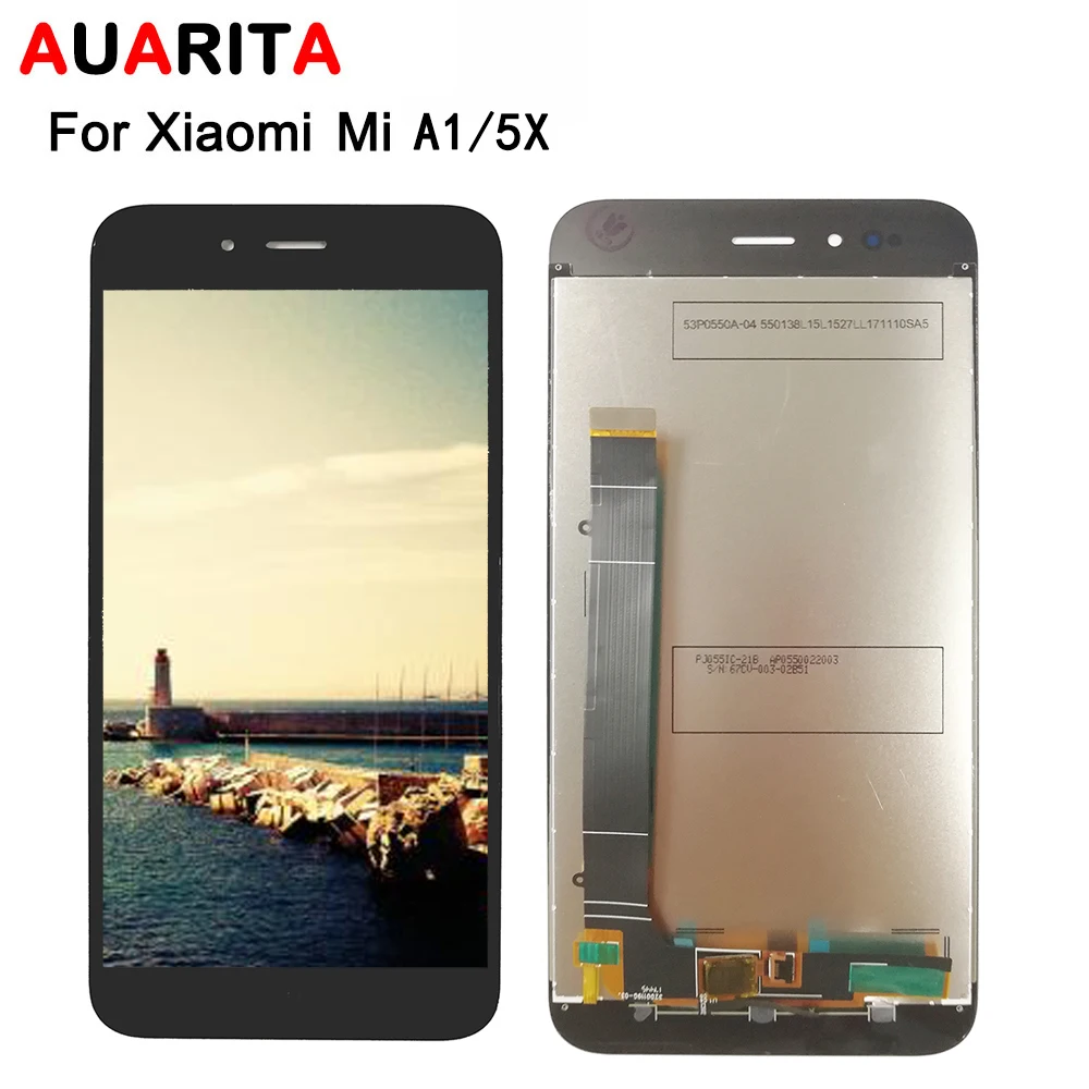 ЖК дисплей для xiaomi mi A1 5X Дисплей Экран Сенсорная панель планшета с рамкой сборки