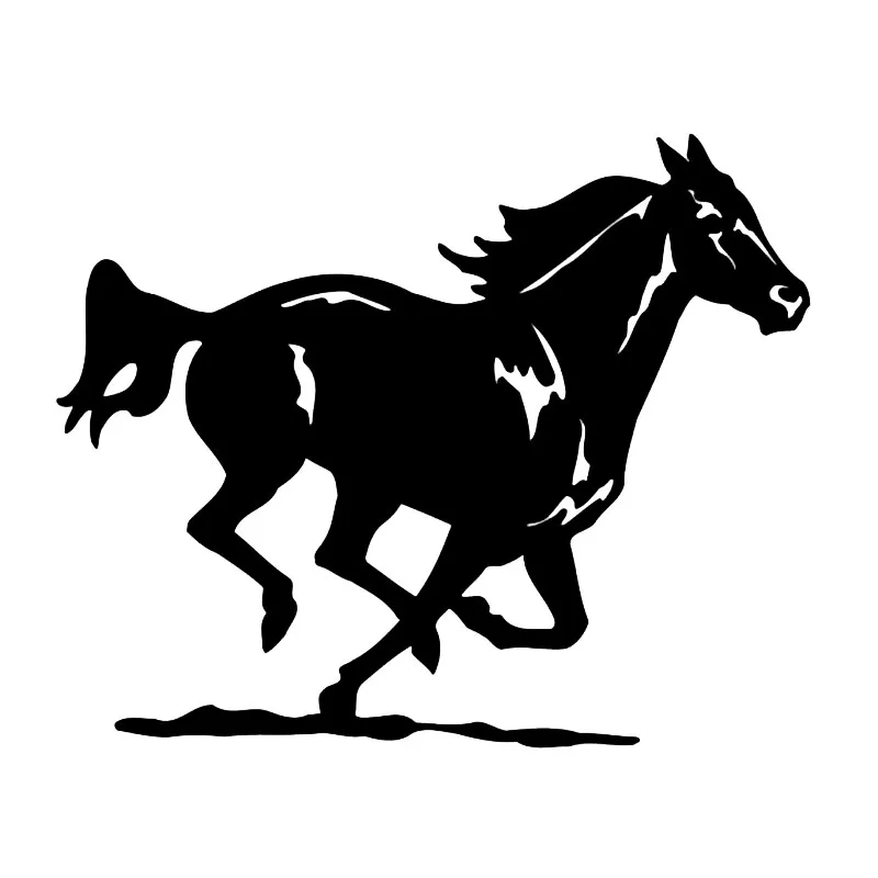 16 5*13 5 см бег дикая лошадь Mustang Стайлинг автомобиля Fansy виниловые автомобильные