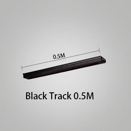 Трек для освещения дороги. Черный или белый цвет на выбор. Длина 0 5 м 1 шт 15