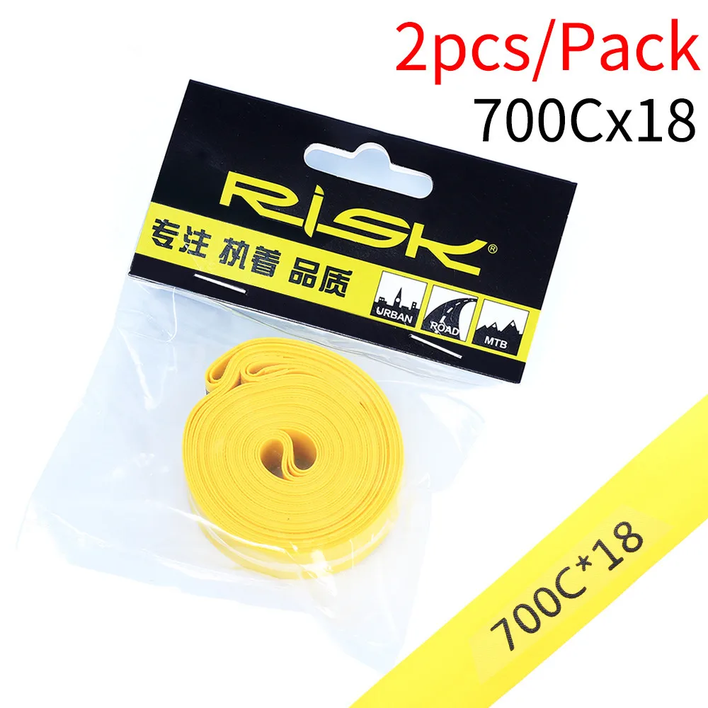 700C x 18mm Велосипедная шина подкладка анти-прокол лента MTB дорожный велосипедная камера прокладка на велосипедный обод 700C/26/27,5/29 дюймов - Цвет: 700C x 18mm