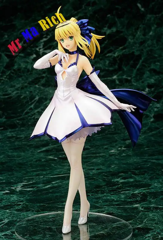 27 см Fate Stay Night Saber Фигурки ПВХ Коллекционные игрушки для рождественского подарка в