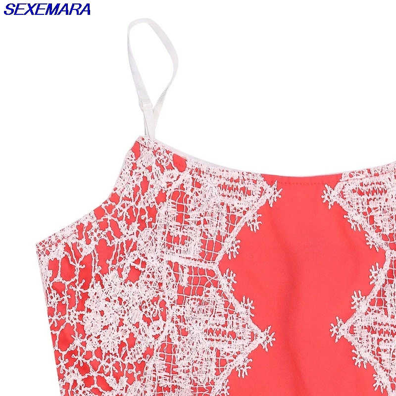 SexeMara Лето Dress Женщины Бальные Платья Летние Новый Спагетти Ремень Повседневная