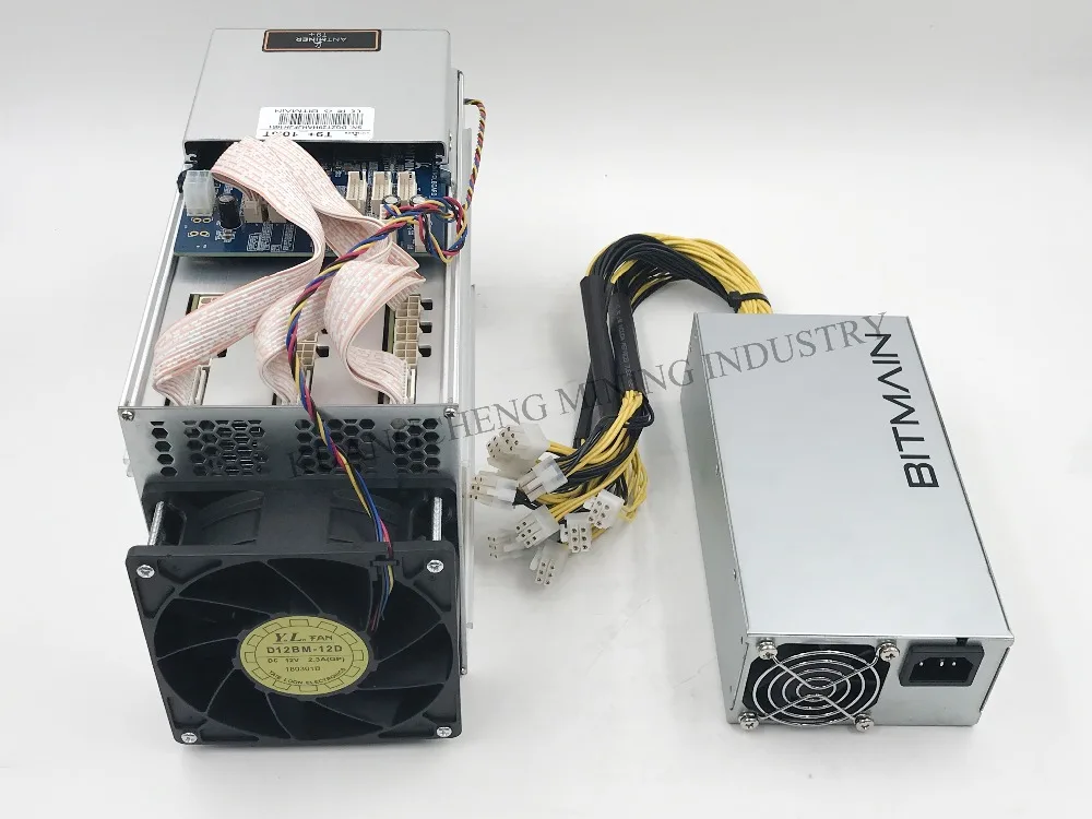 KUANGCHENG sell old AntMiner T9+ 10.5T Asic Miner Bitcon Miner,16nm BTC Mining with power supply Sha256 algorithm.Fast, steady
