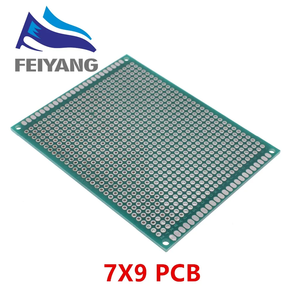 7x9 6x8 5x7 4x6 3x7 2x8 см Двусторонняя прототип Diy Универсальный печатные платы печатную плату 4*6*6*8 5*7 3*7