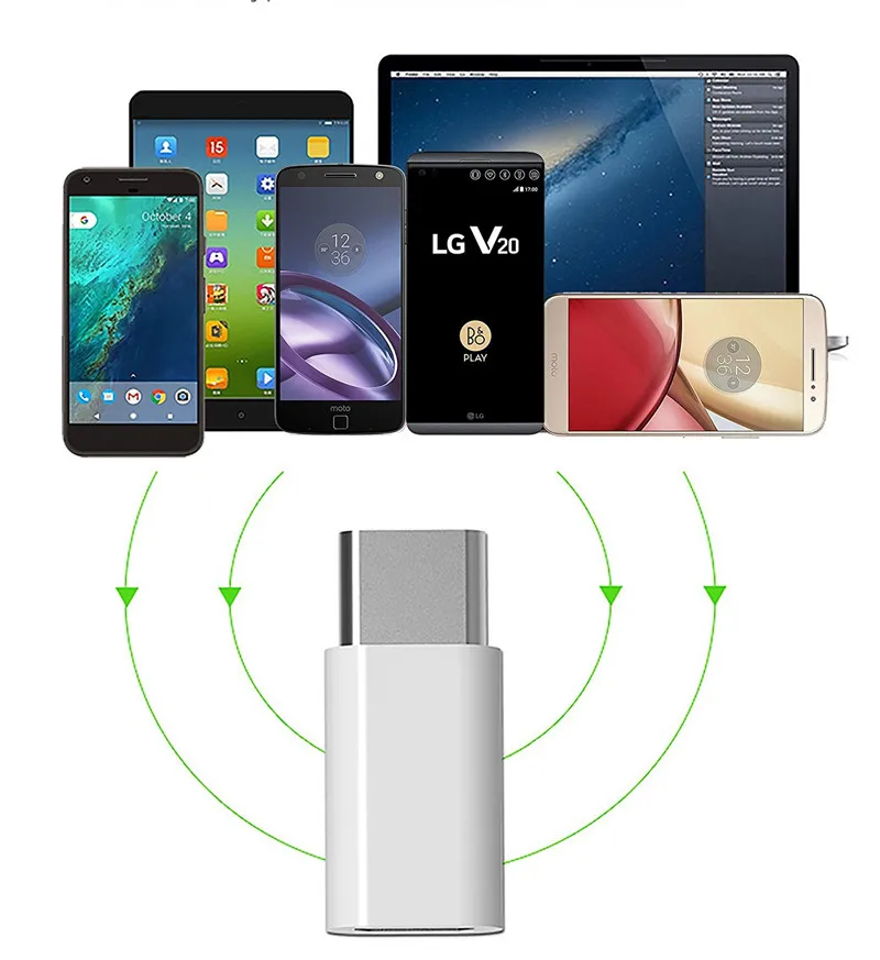 2 шт. USB 3 1 Type C к 5PIN Micro зарядное устройство Type-c адаптер для Samsung galaxy S9 + Note 8 ZUK Z1 xiaomi |