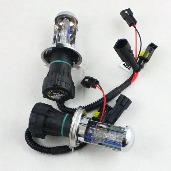 Rockeybright 1 пара 4300K автомобильные Биксеноновые H4 лампы для фар 6000K 3 hi lo HID 8000K