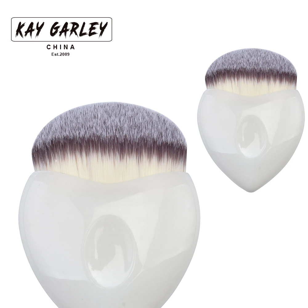 KJL в форме сердца Фонд Кисть искусственного волокна|foundation brush|brush fiberbrush brush |