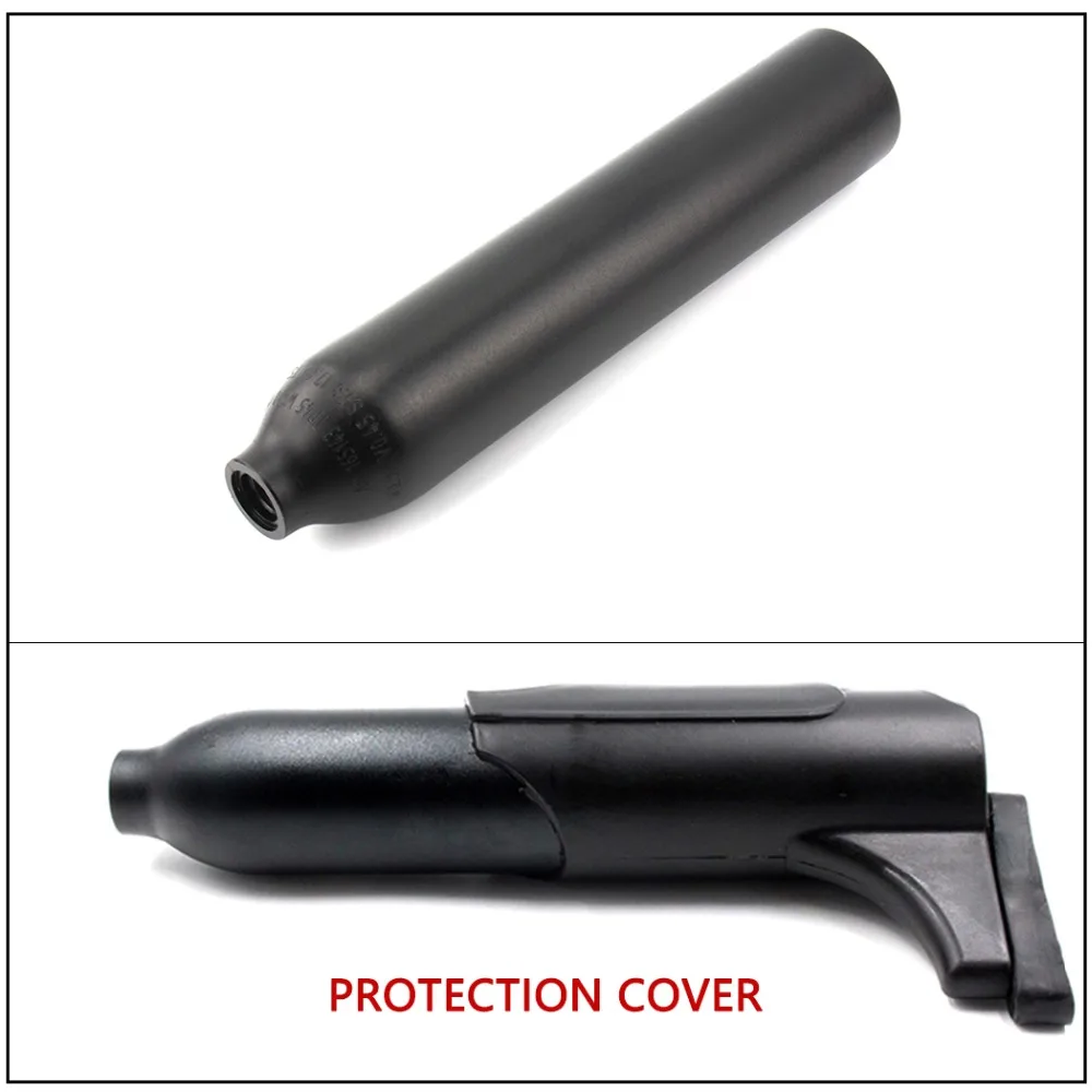 PCP Пейнтбол Airforce воздушная бутылка M18x1.5 HPA бак 0.2L 0.35L 0.45L цилиндр с крышкой 4500psi