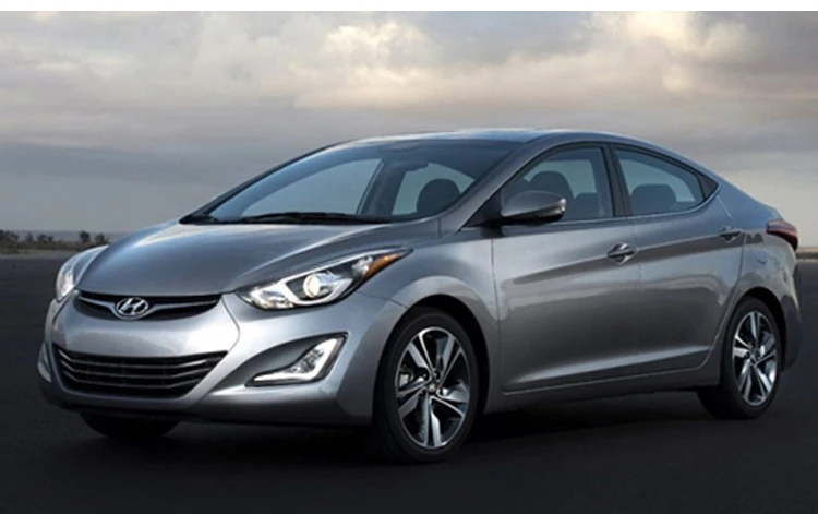 Vland для Elantra светодиодный фонарь дневного света 2012 2016 (DRL) Противотуманные фары с