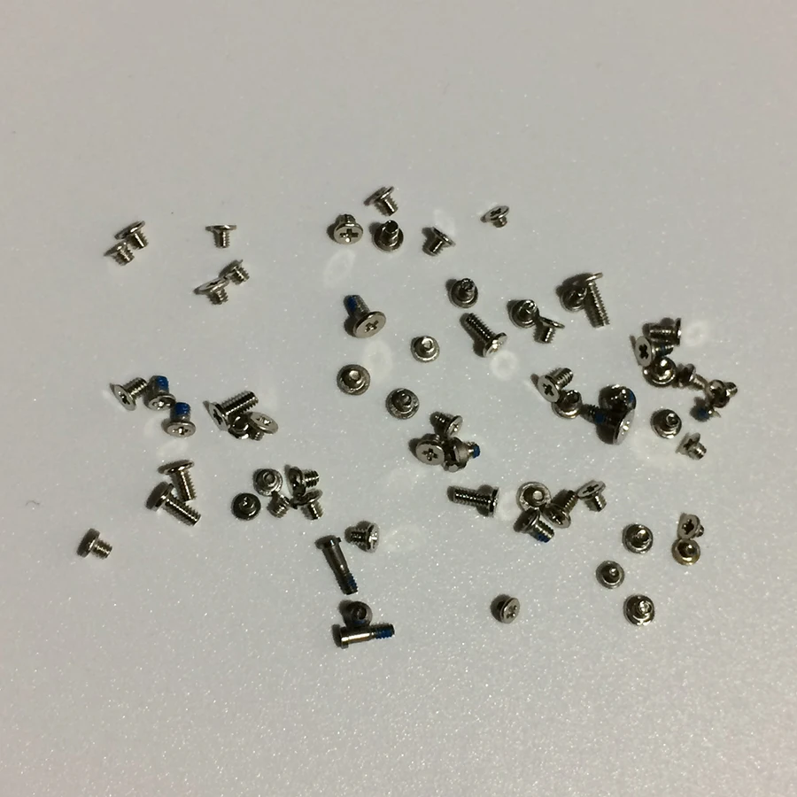 500 набор оригинальных полный винтов с 2 нижними винтами Золотой Серебряный для