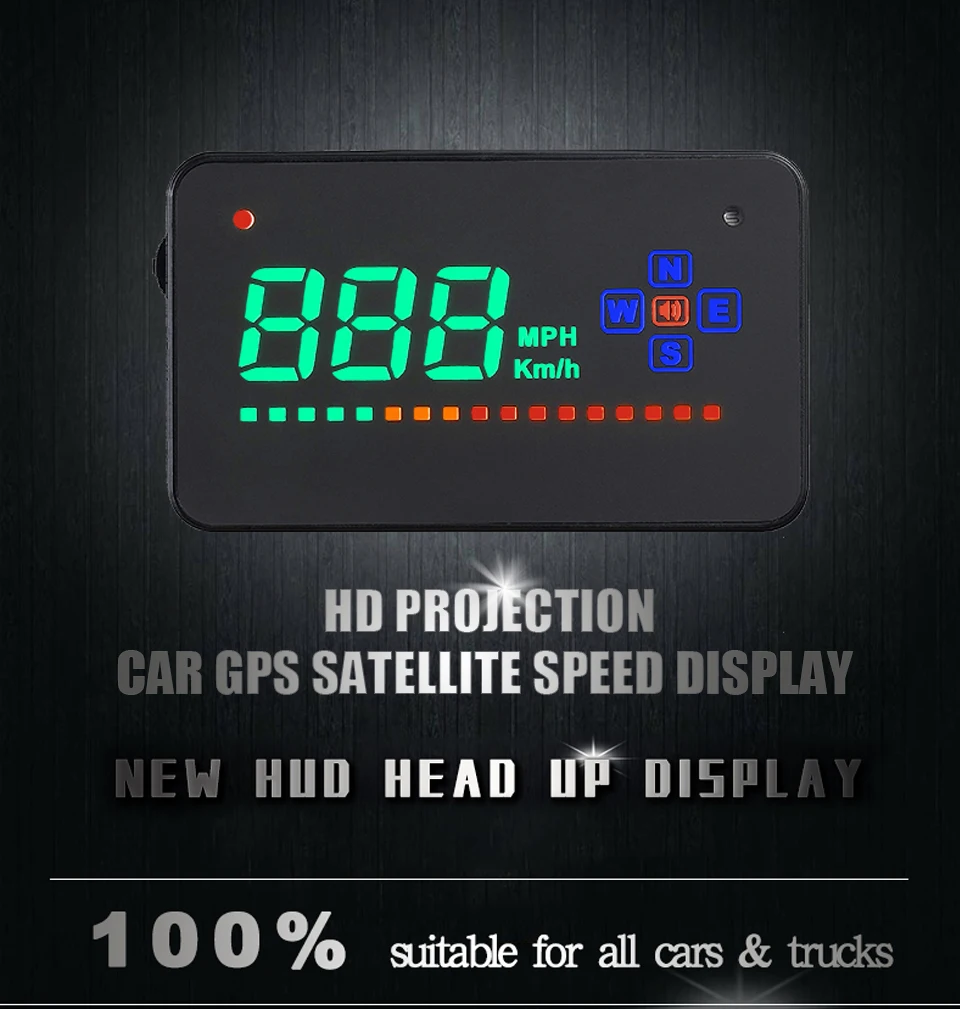 AOSHIKE A2, 3,5 дюймов, HD OBD, HUD, OBD2, проектор, автомобильная скорость, дисплей, бортовой компьютер, измеритель скорости, проектор