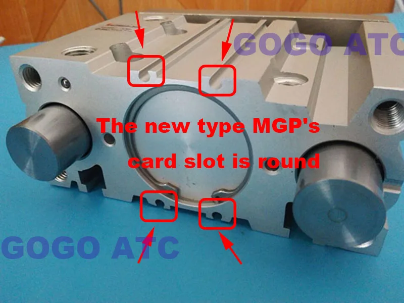 Компактный направляющий цилиндр SMC-типа с воздушной подушкой фотошариковая