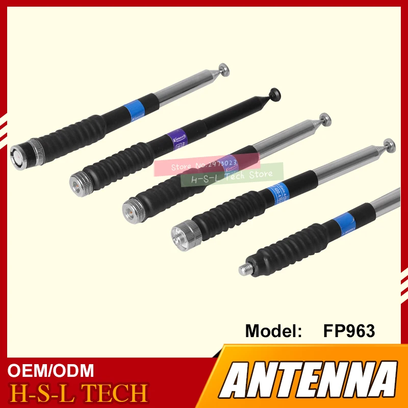 Hand Holding A Radio Walkie Talkie Antenna Telescopic VHF 136-174Mhz BNC/SMA/MOTO Connection Stainless Steel | Мобильные телефоны и