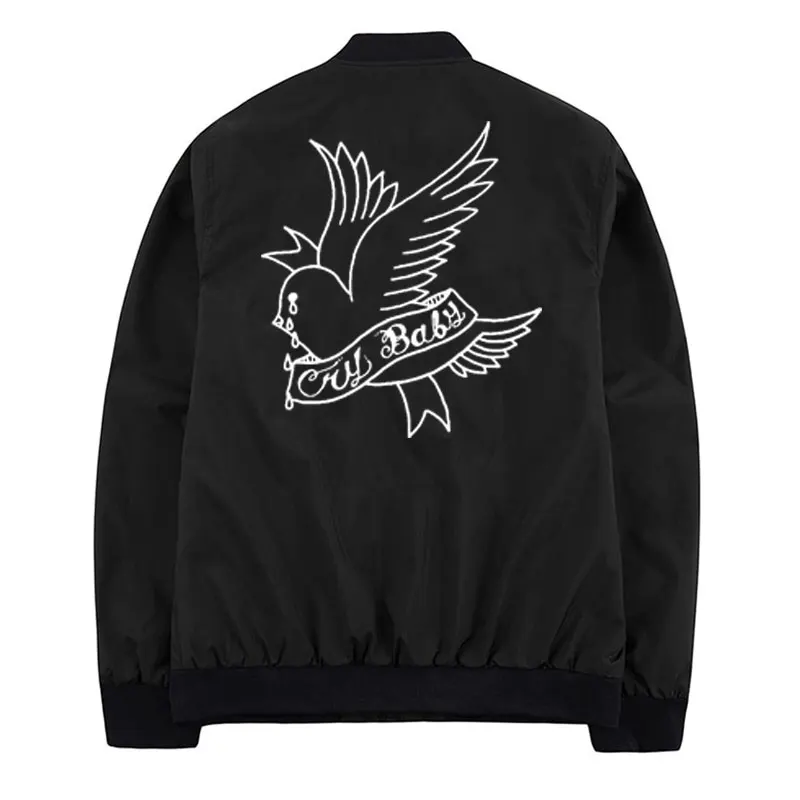 Модные мужские пальто Lil Peep мужские куртки дропшиппинг ветровка зимнее пальто и куртка уличная крутая мужская одежда наивысшего качества - Цвет: Lil Peep mens jacket