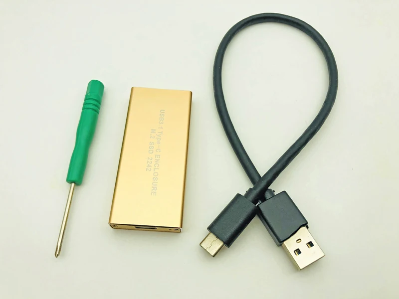 M.2 NGFF SATA SSD 10 Гбит/с к USB 3 1 Type C адаптер Корпус B соединитель в форме ключа для 2230 2242 М.