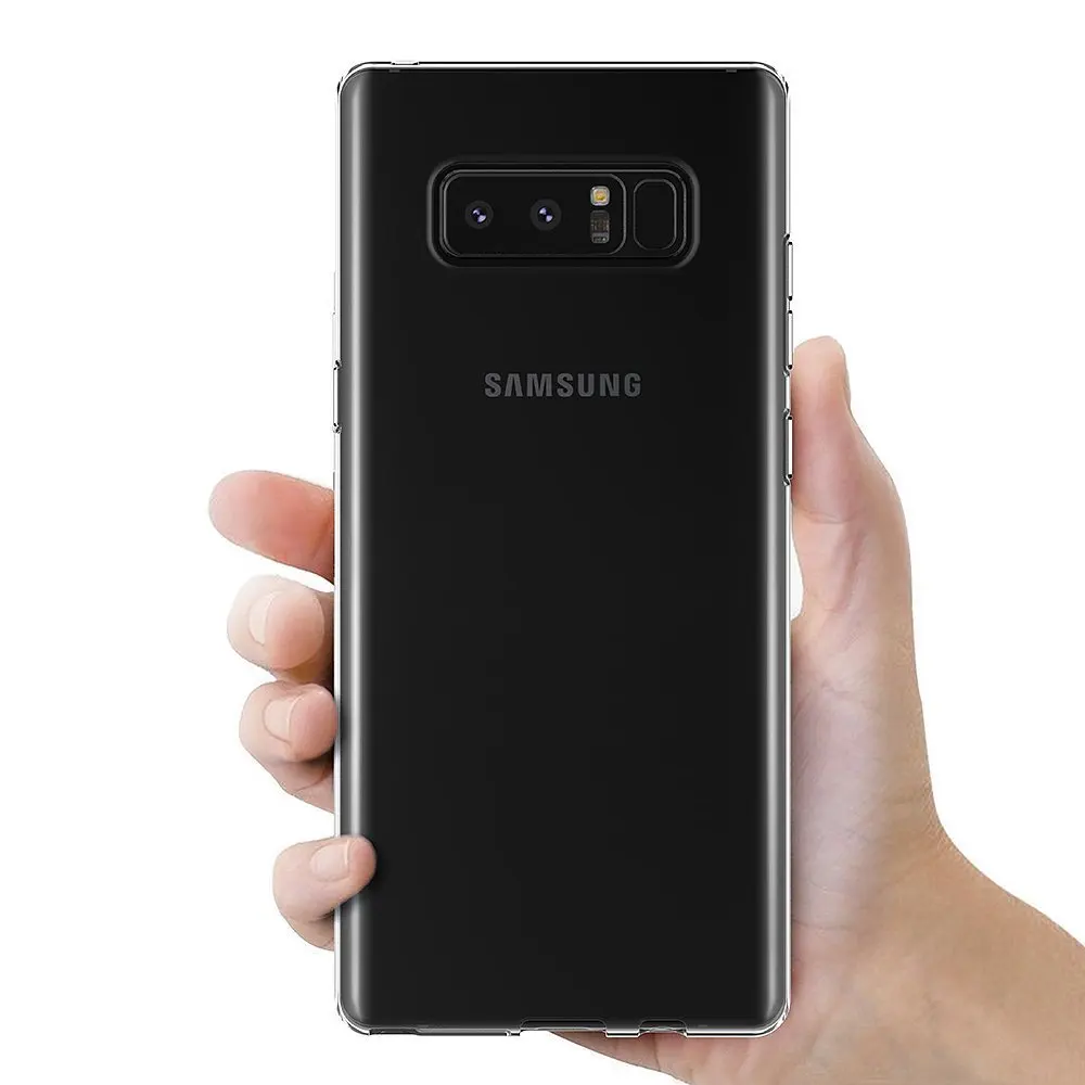 Case for Samsung Galaxy Note 8 6.3 inch Ultra Thin Soft Silicone TPU Rubber Gel Bumper Transparent Back Cover Clear Phone |