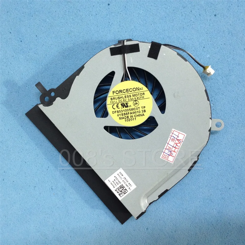 Кулер для охлаждения процессора ноутбука вентилятор подходит DELL XPS 15Z L511Z