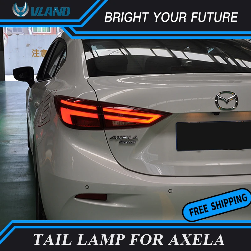 Автомобильная задняя фара в сборе для Mazda 3 Axela 2014 2018 светодиодный задние фонари с