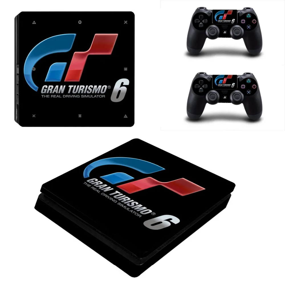 Gran Turismo Sport & GT PS4 тонкий переводная картинка для Sony PlayStation 4 консоли и 2 контроллер