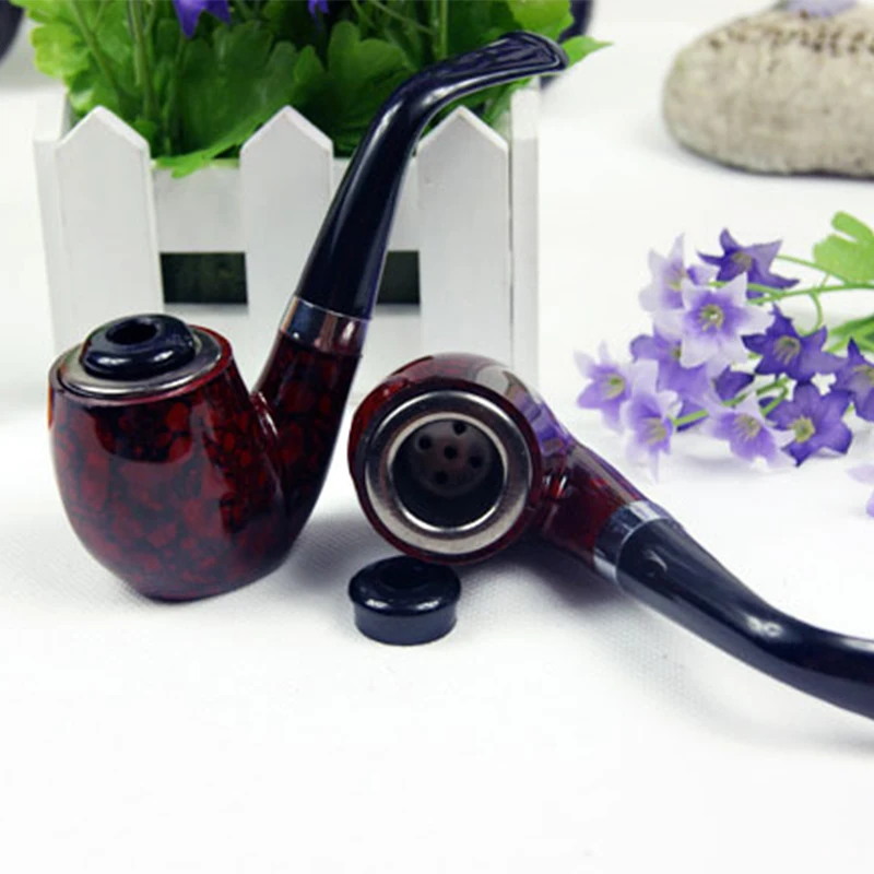 Прочные многофункциональные трубки дымоход двойной фильтр курительная трубка