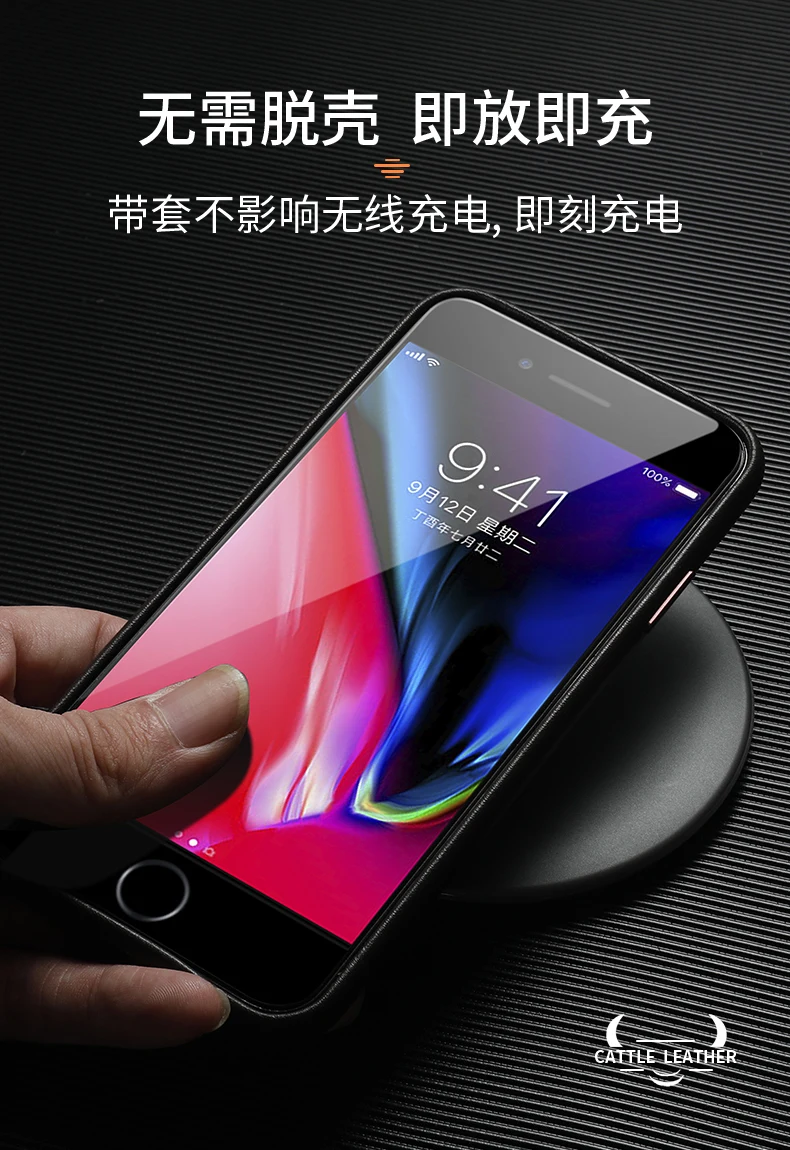 Чехол из натуральной кожи для iphone 7 Plus 100% оригинальный брендовый чехол Duzhi 8
