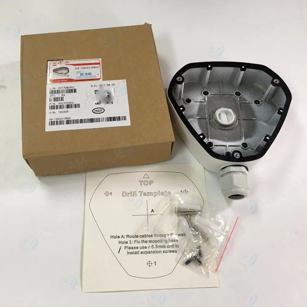 DS-1280ZJ-DM25 распределительная коробка для DS-2CD6362F-IVS DS-2CD6332FWD-IVS DS-2CD63C2F-IVS для видеонаблюдения очки виртуальной реальности VR Крытый Камера