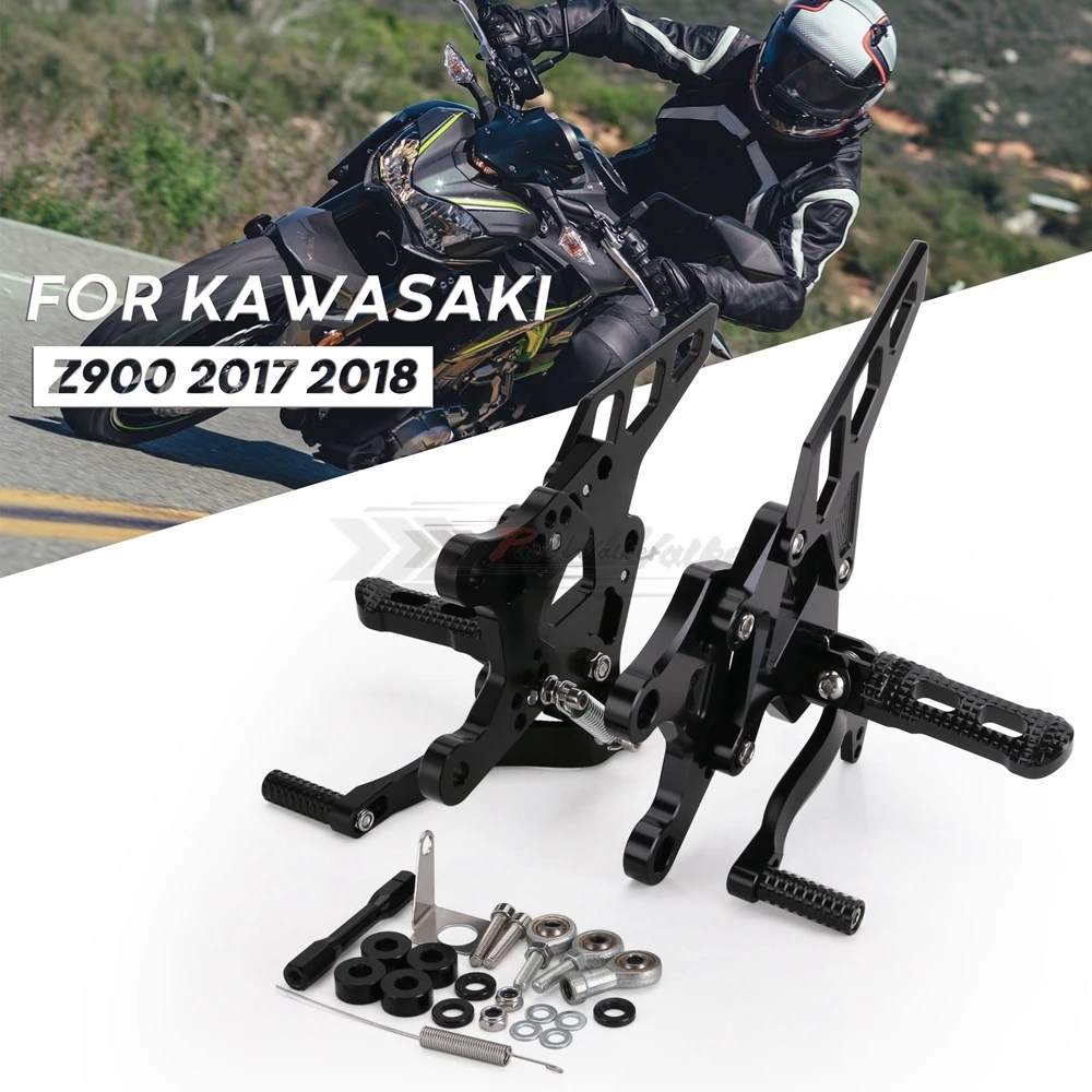 CNC Алюминиевые мотоциклетные регулируемые уличные велосипедные подножки Rearset