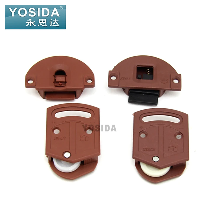 Дверное колесо раздвижное пластиковый шкив Круглый колесный шкаф шкаф|cabinet