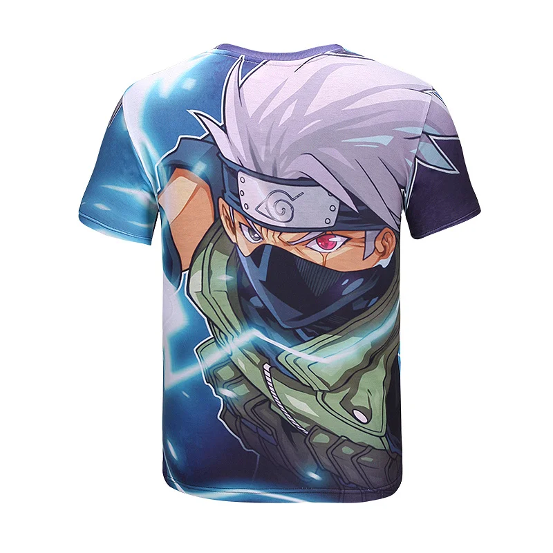 Футболка Наруто мужская с 3d изображением персонажа из мультфильма|shirt ajax|printed