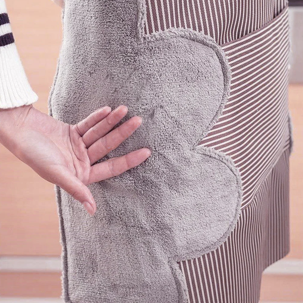 

Home Adjustable Fabric Washable Apron Cotton Fashion Cooking Kitchen Oil-Proof Gown Household Supplies Dropshipping