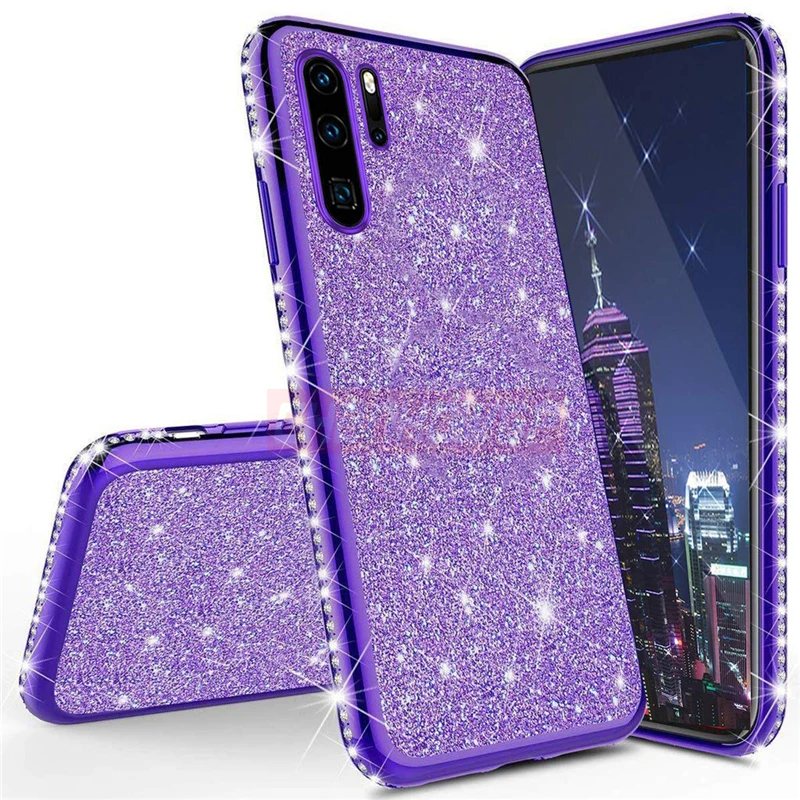Модный алмазный Блестящий силиконовый чехол для Huawei P30 P20 Pro P Smart Plus Y9 Y6 2019 Honor 10i Lite