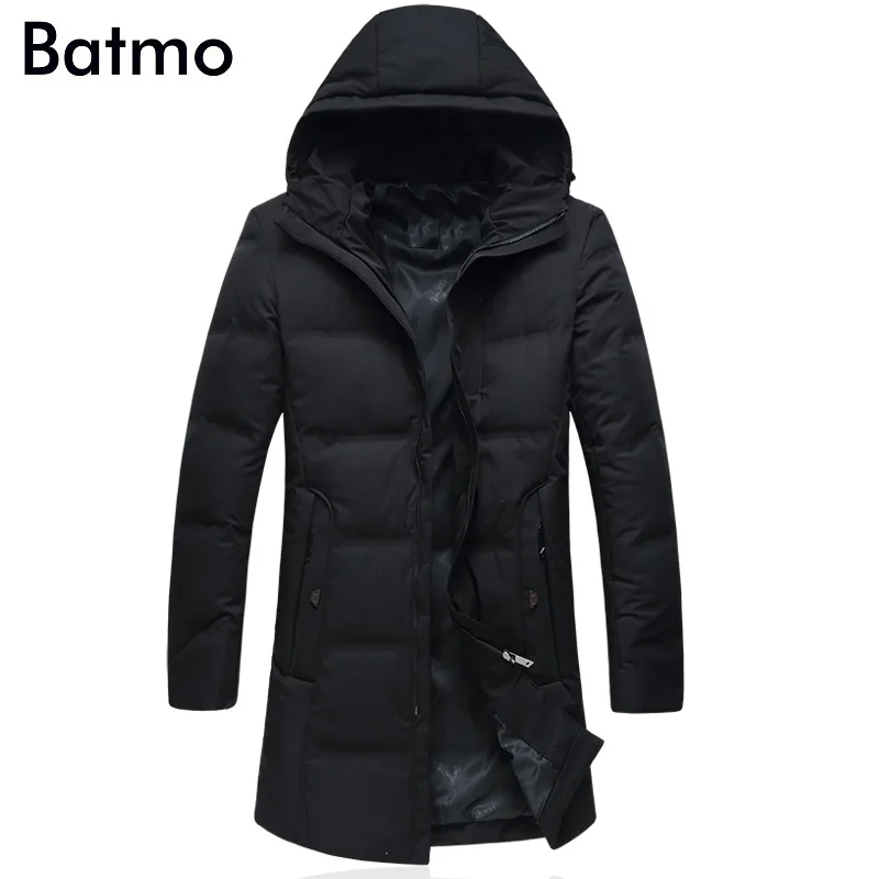 Batmo, Новое поступление, высокое качество, белый утиный пух, мужские куртки с капюшоном, мужские зимние куртки, большие размеры, M-6XL 8808